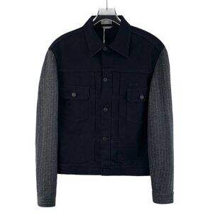 Dior x Mkil Black logo embroidered cotton Jacket